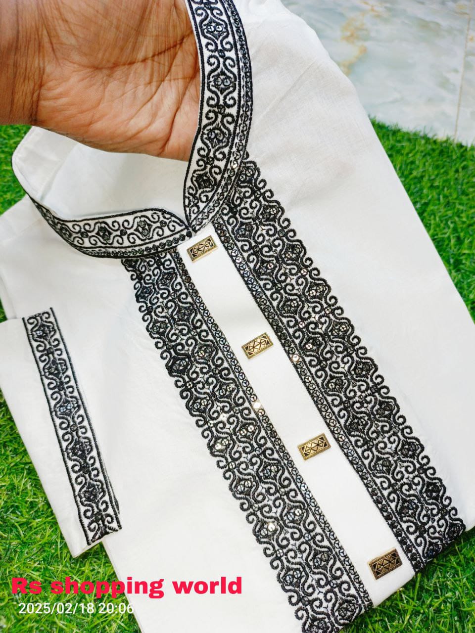 প্রিমিয়াম কোয়ালিটি ধুতি কটন পাঞ্জাবী Code 101